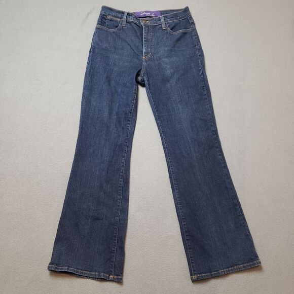 NYDJ Not your Daughters Flare jeans size 8p made in usa - Picture 2 of 13